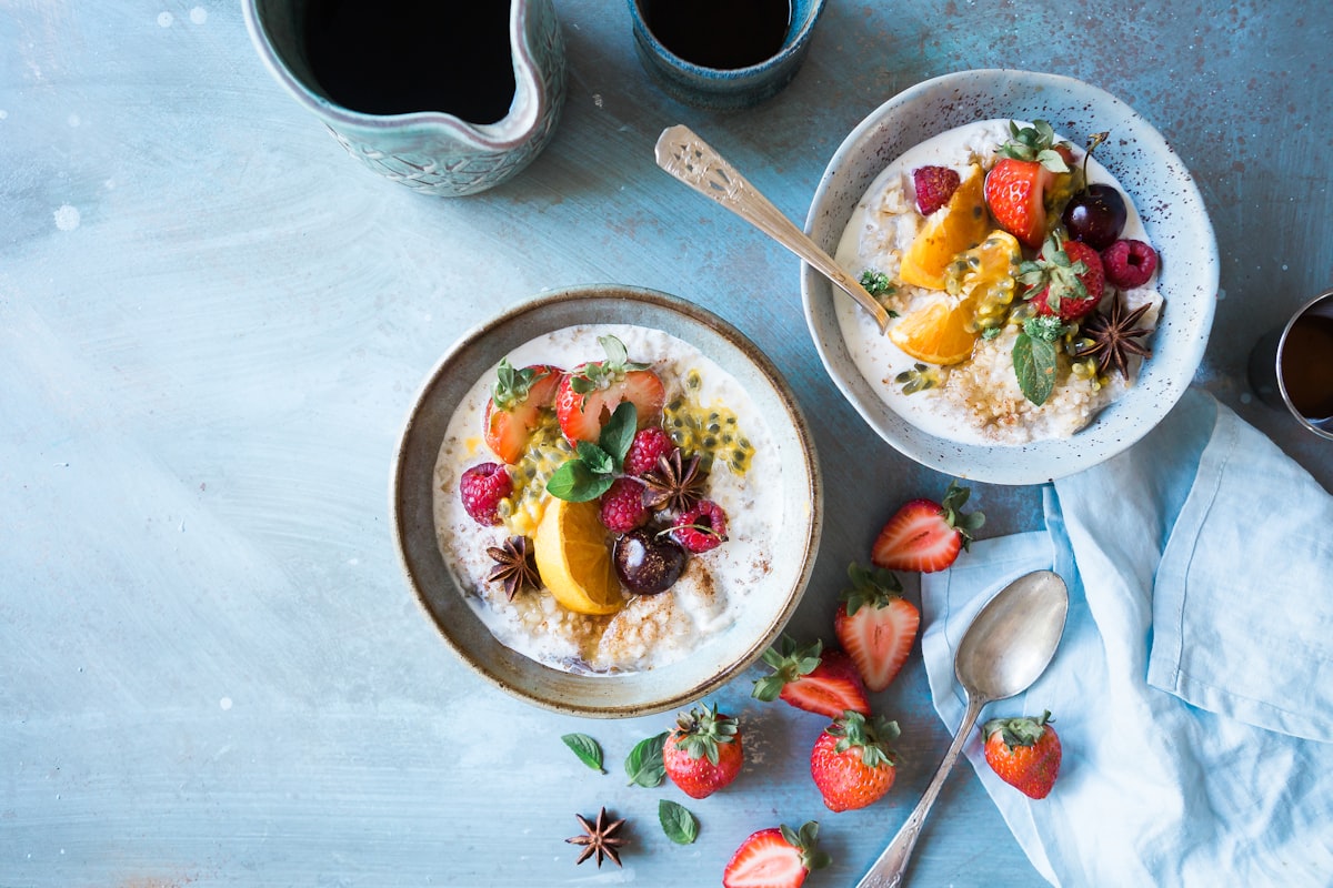 Healthy breakfast preparation